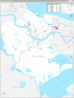 St. Charles Parish (), La Carrier Route Wall Map